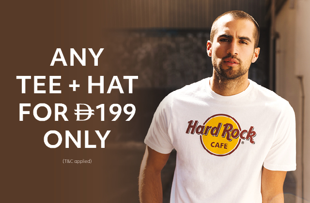 Any Tee + Hat for AED 199