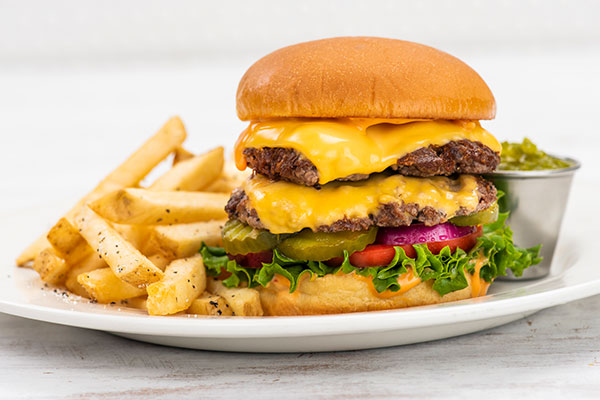 Classic Country Burger with Fries