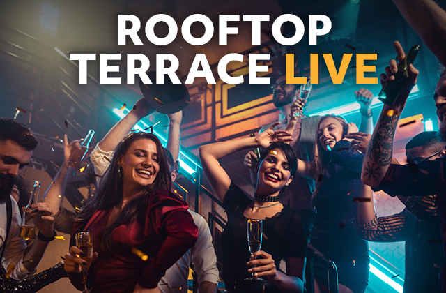 Level up with libations and a spectacular view at Lennon Lounge Live! 