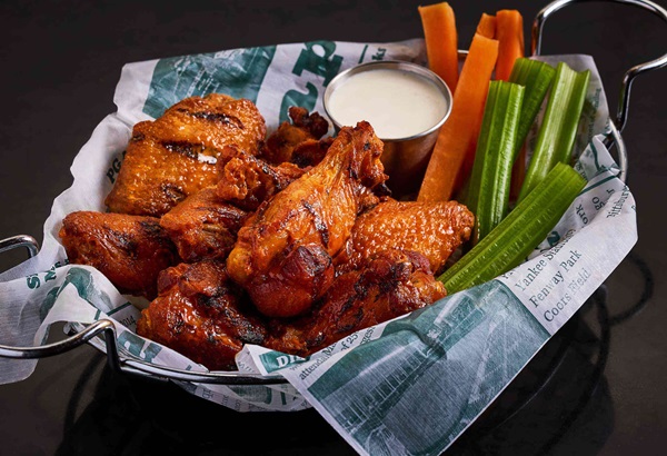 Wings at Hard Rock Sports Bar