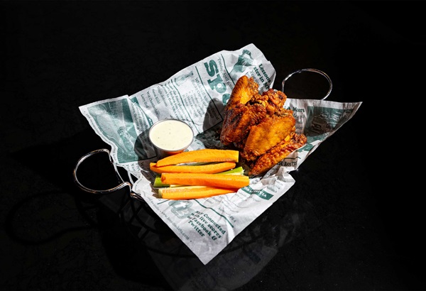 Grilled Chicken Wings at Hard Rock Sports Bar