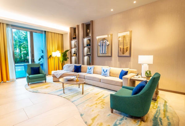 Messi Legendary Suite living room interior