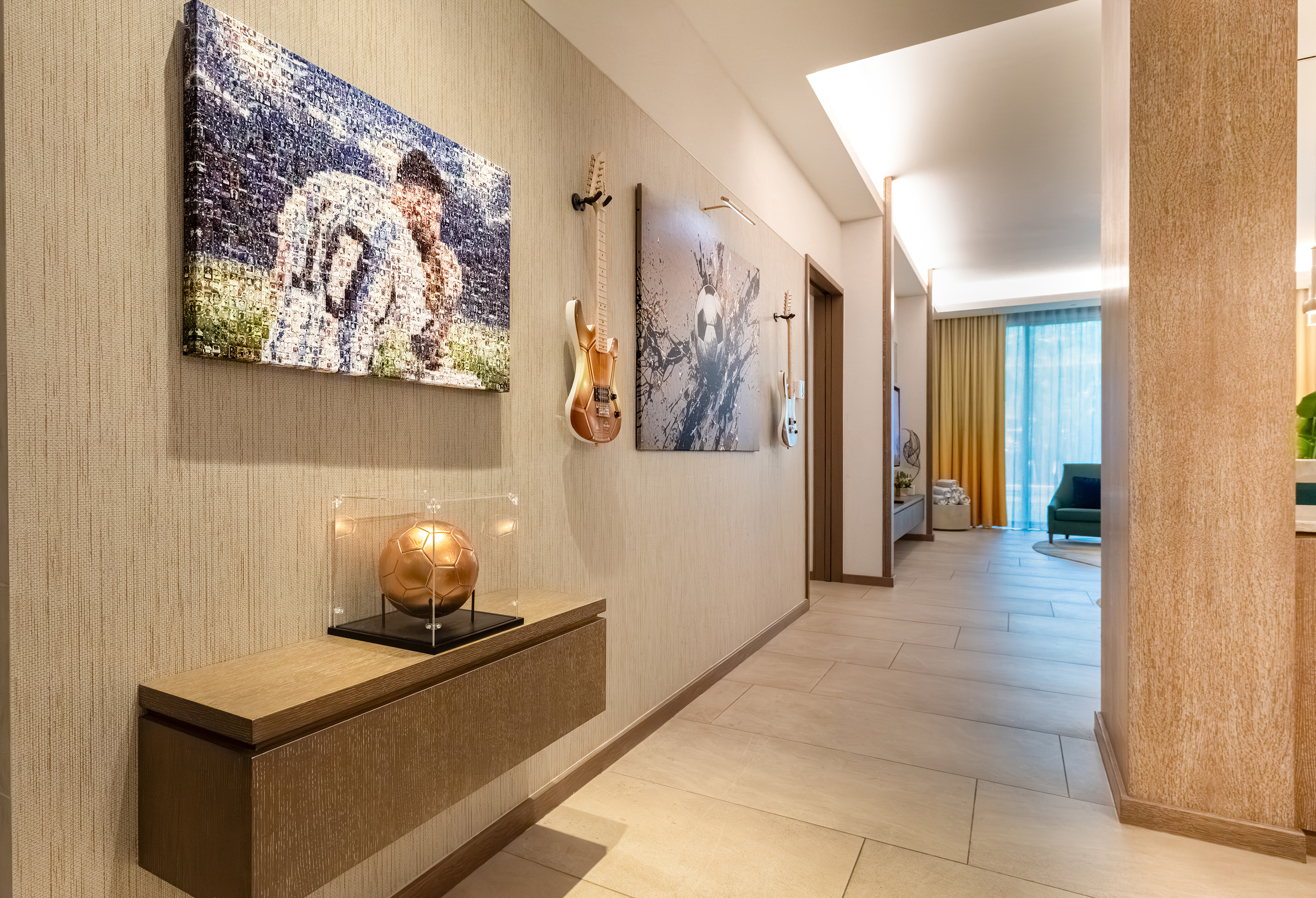 Messi Legendary Suite hallway interior