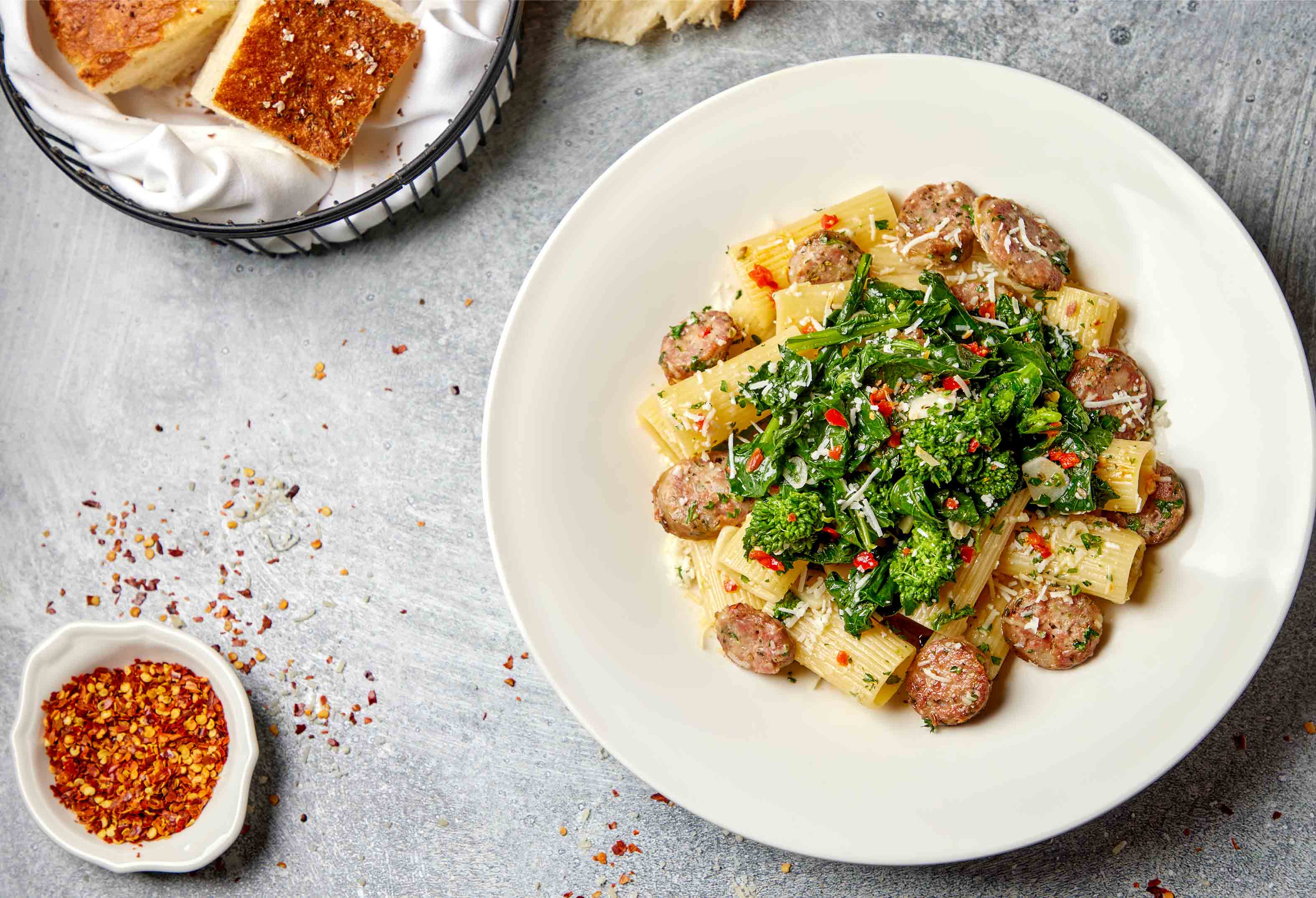 Rigatoni and Sausage at Cipresso