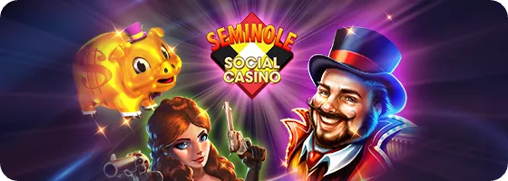 Seminole Social Casino characters and logo