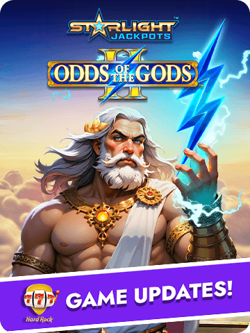 Starlight Jackpots Odds of the Gods 2 Greentube slot game in Hard Rock Jackpot Casino