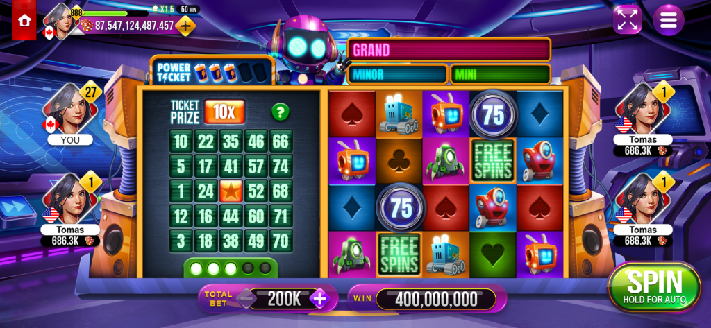 Bingo Bots social casino game artwork