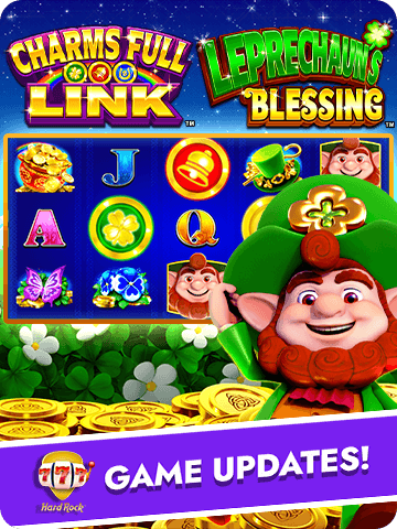 Leprechaun's Blessing Konami slot game in Hard Rock Jackpot Casino