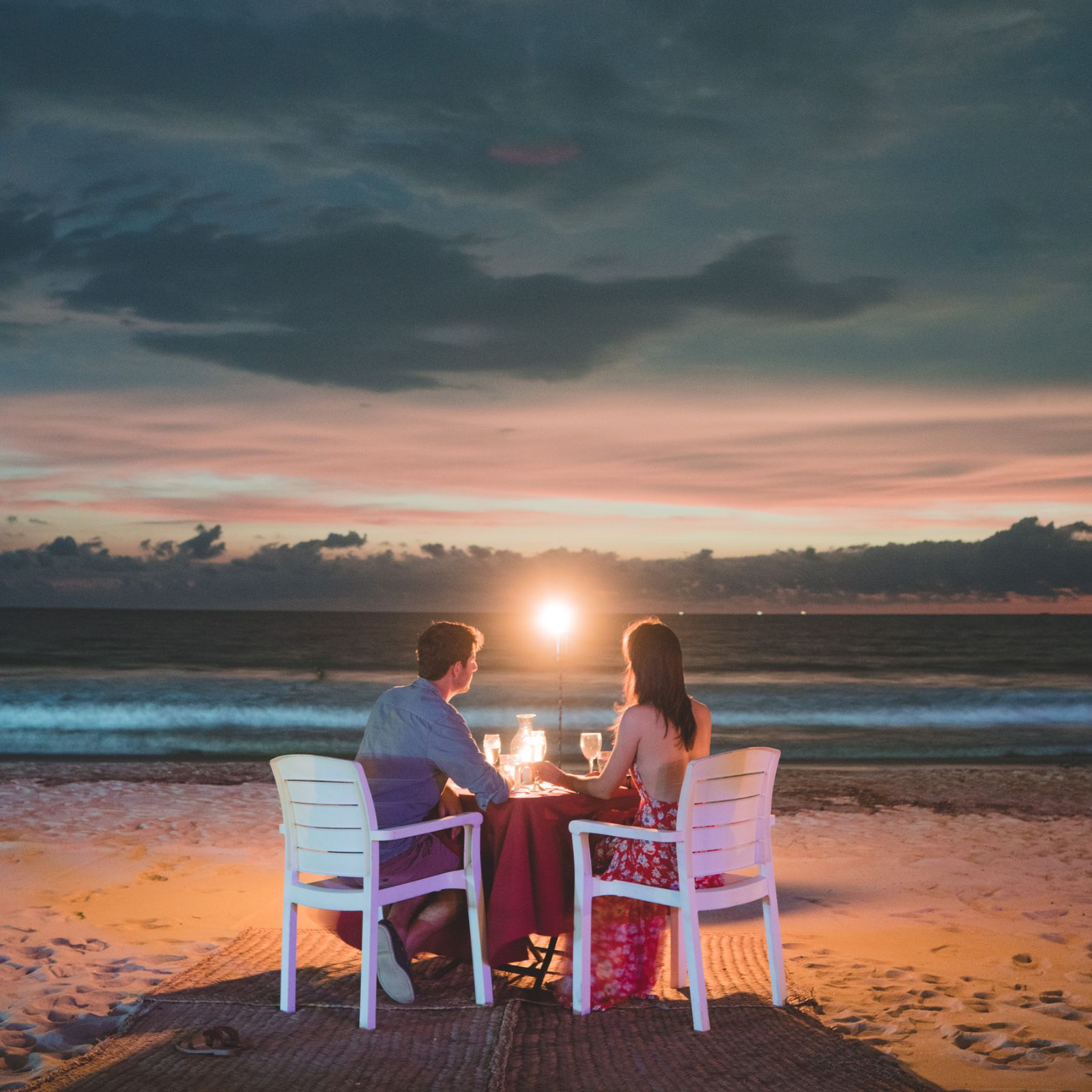 Friends on the Beach
