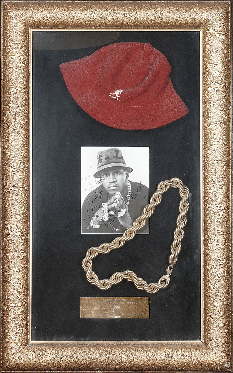 LL Cool J items from Hard Rock's Memorabilia Collection