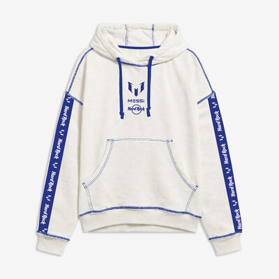 Messi 2026 Contrast Stitch Hoodie in White