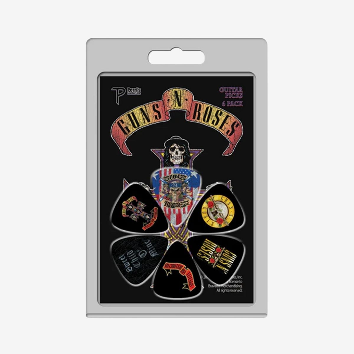 Guns N Roses 6 Pack Variety Pack Guitar Picks image number 1