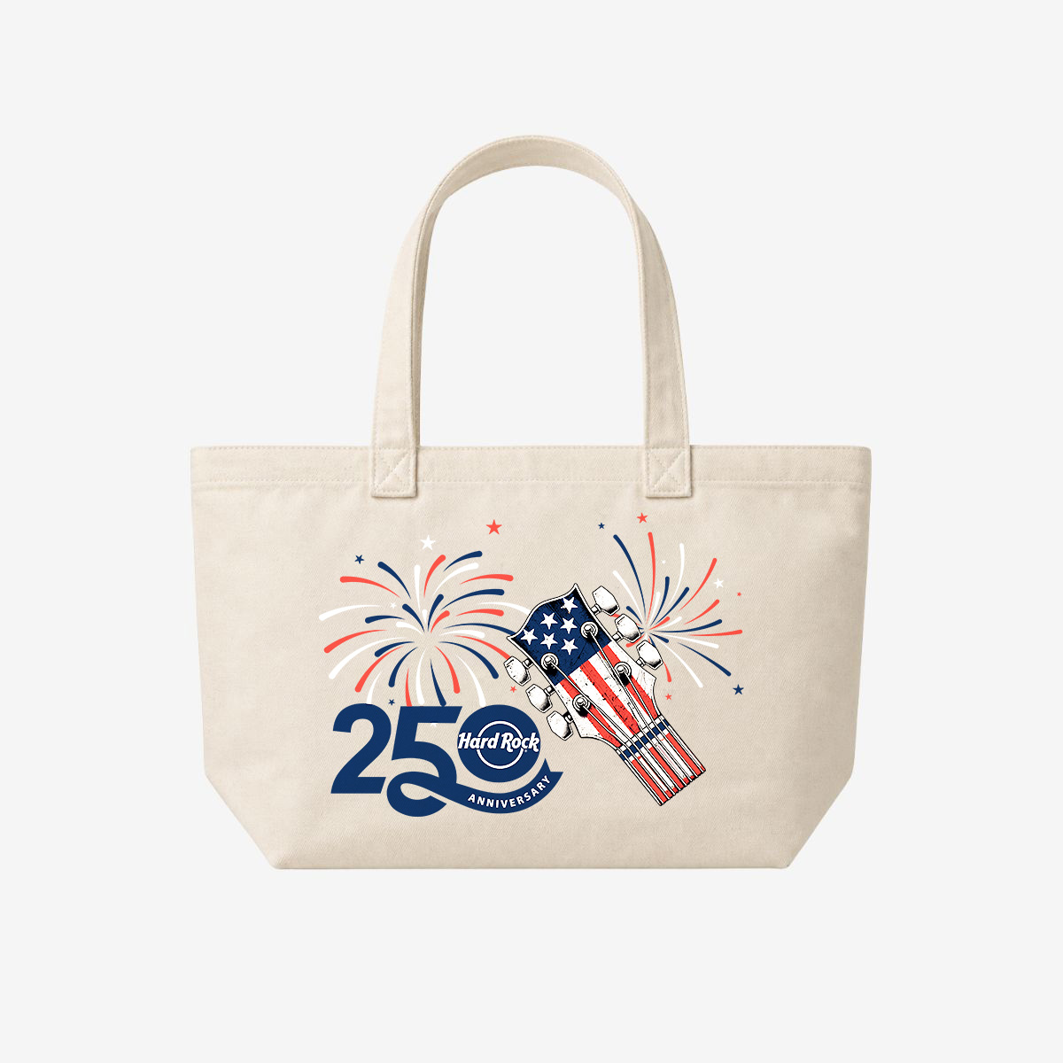 America 250th Anniversary Canvas Tote Bag in Natural Heather image number 1