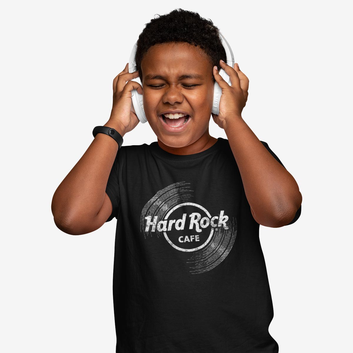 Youth Fit Vinyl Logo Tee in Black image number 1