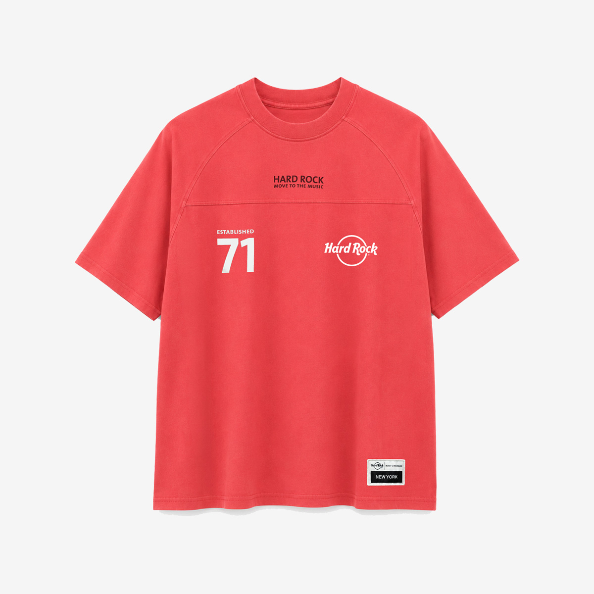 Move to the Music Panels Tee in Red image number 1