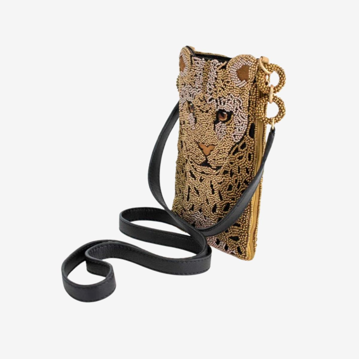 Mary Frances Gone Wild Leopard Phone Bag image number 4