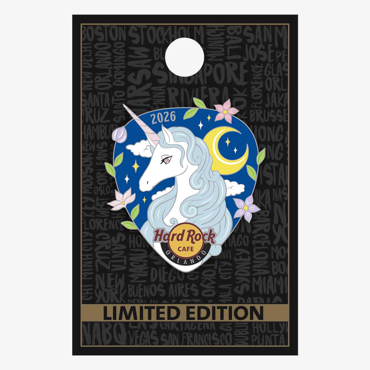 Limited Edition Orlando 2026 Unicorn Pick Pin image number 2