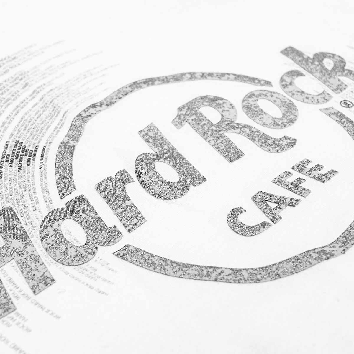 Vinyl Logo Unisex Hoodie in White image number 3