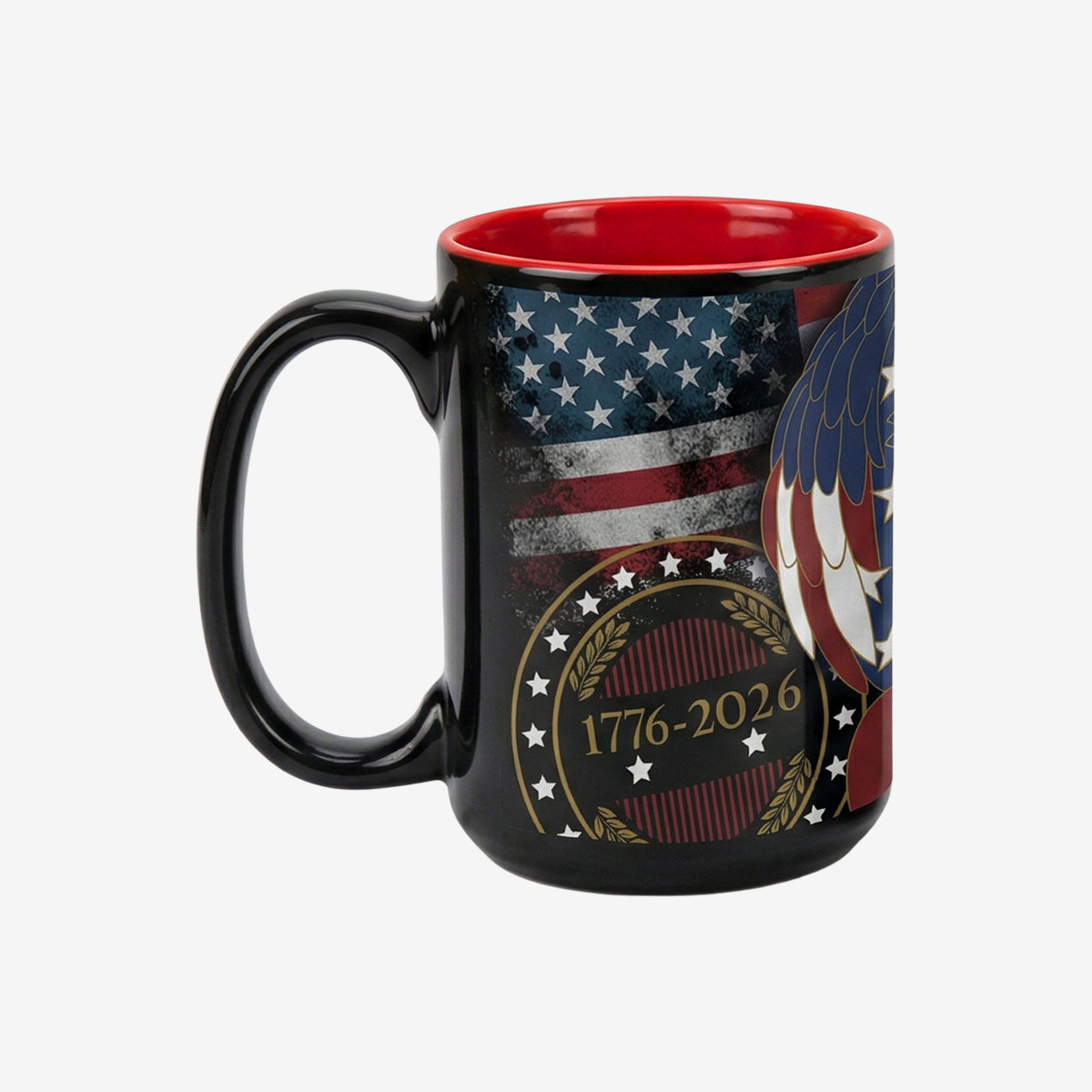 America 250th Anniversary 8oz Mug in Black image number 2