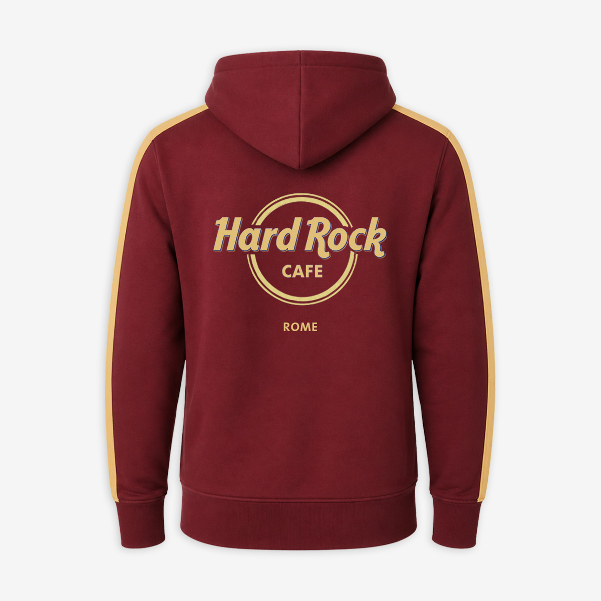 Rome Full Zip Fleece in Maroon and Gold image number 1