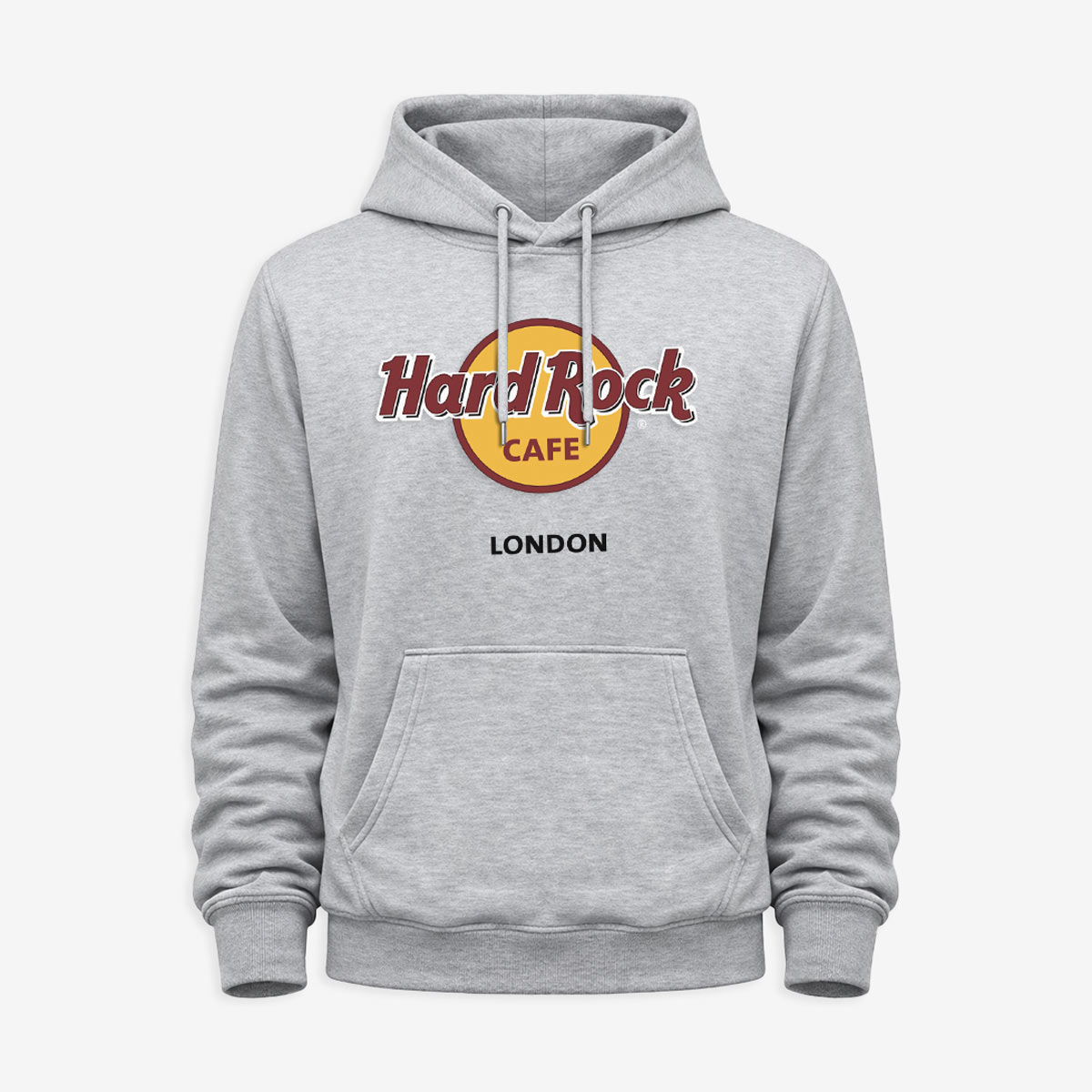 Adult Fit High Def Classic Logo Fleece Hoodie in Grey image number 2