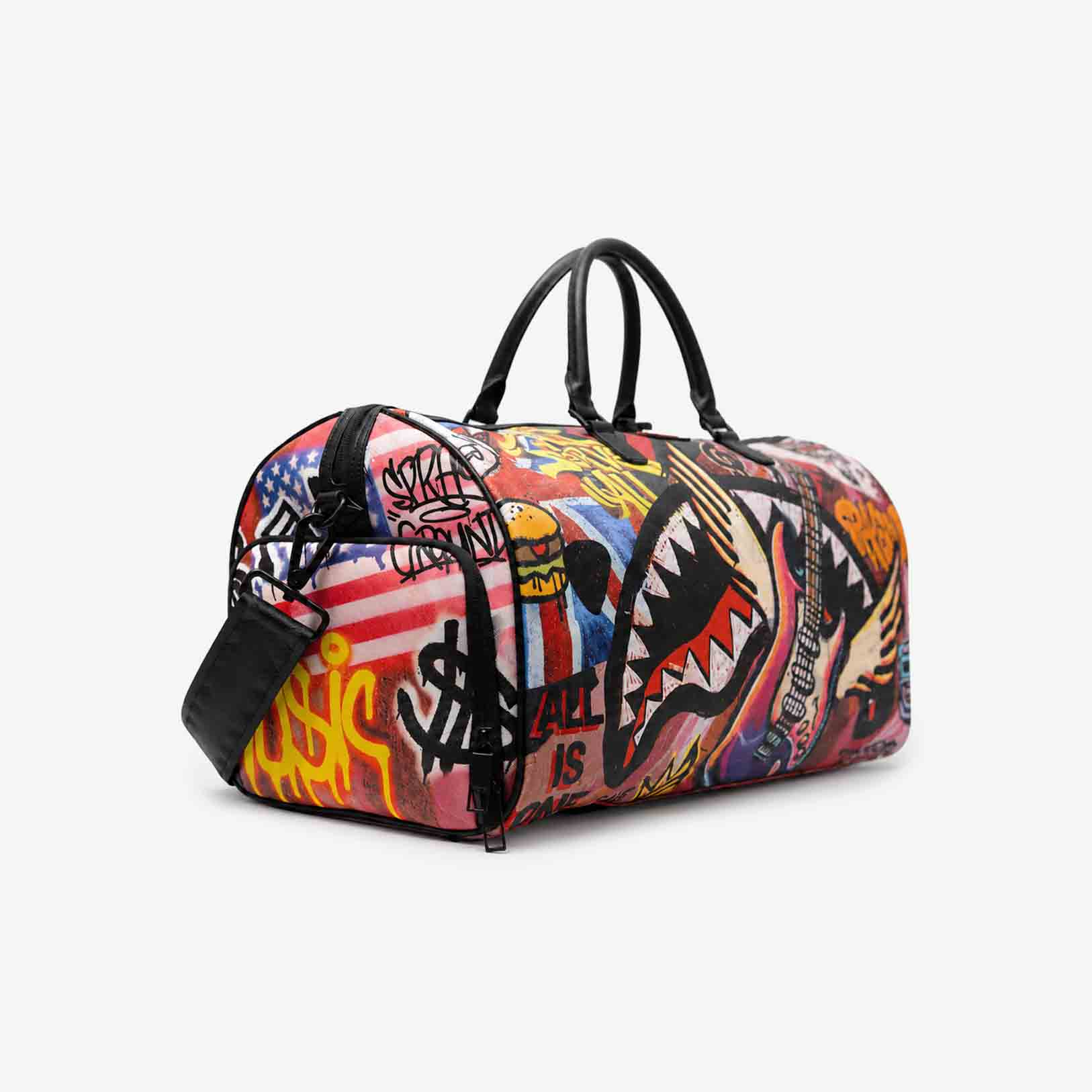 Hard Rock X Sprayground Graffiti Duffle Bag image number 3