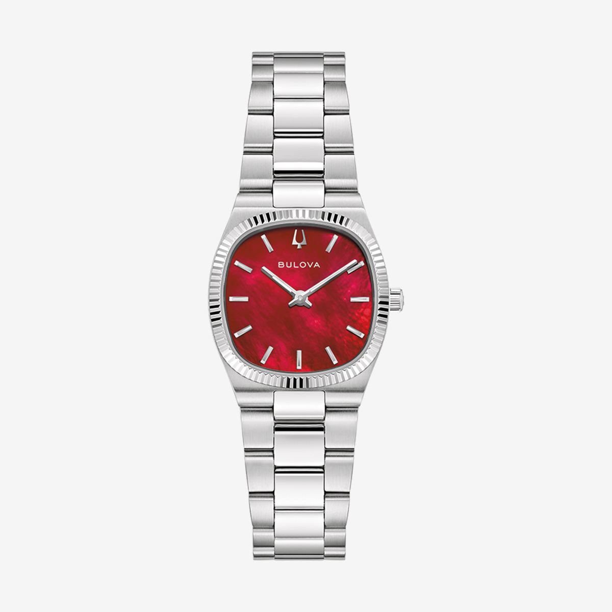 Bulova Ladies Super Seville Mini Timepiece with Red Mother-of-Pearl Dial image number 1