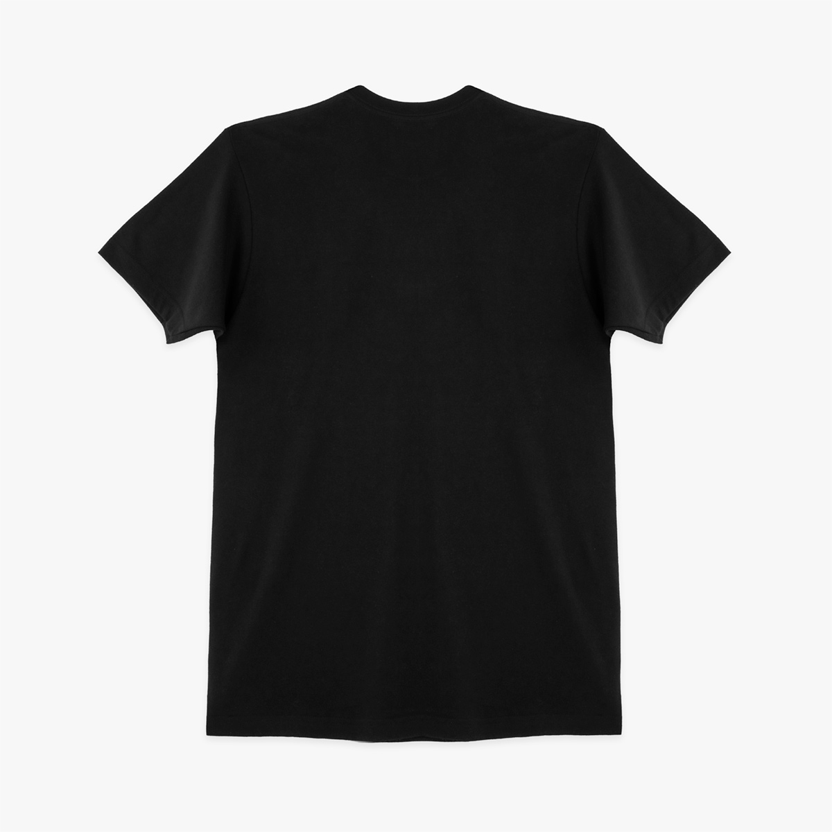 Adult Fit Wood Grain Logo Tee in Black image number 2