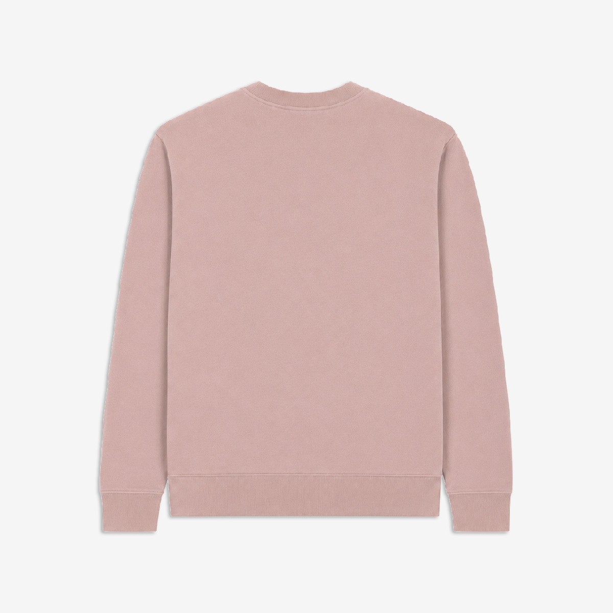 Color Vibes Crew Neck Fleece in Washed Rose image number 2