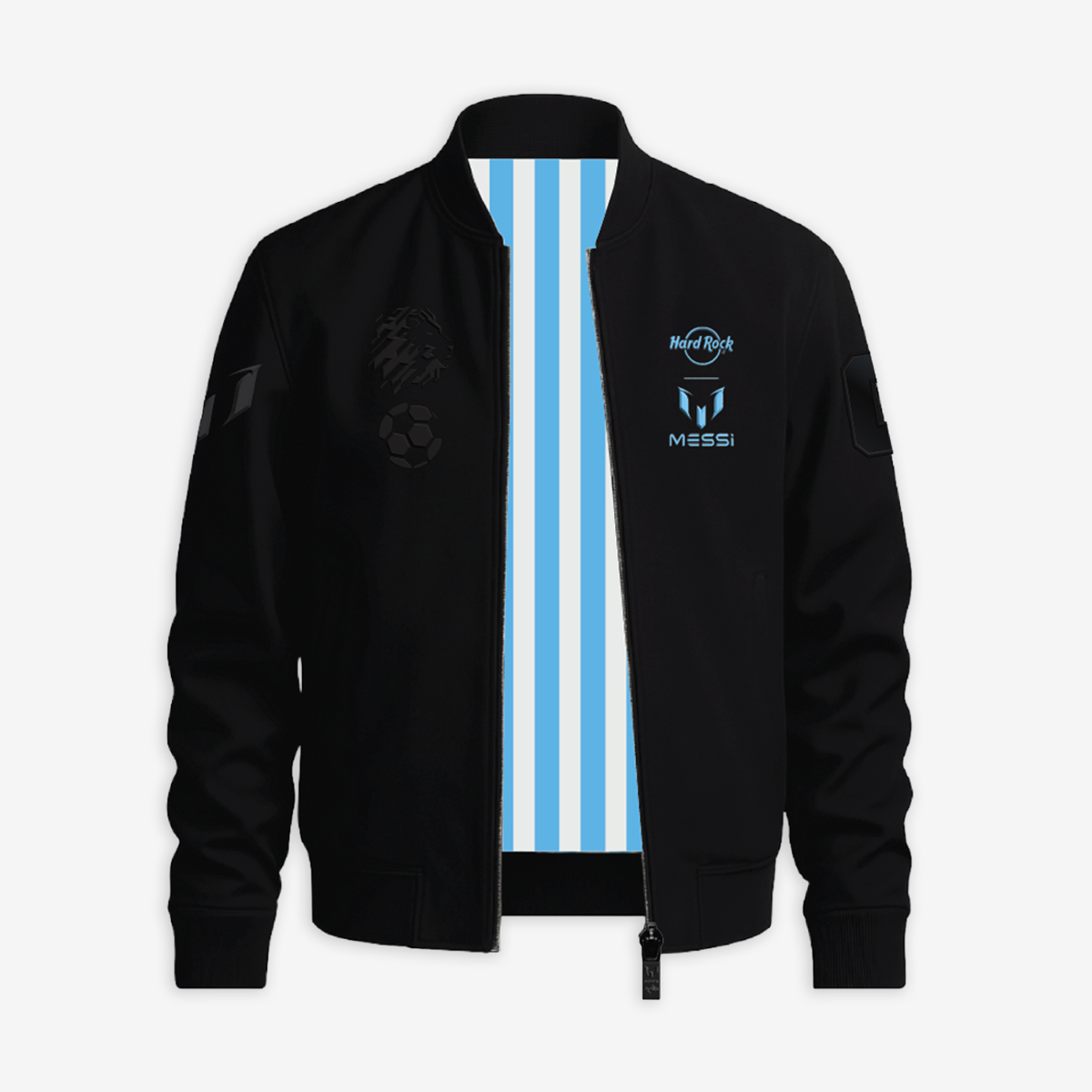 Messi Bomber Jacket in Black image number 1