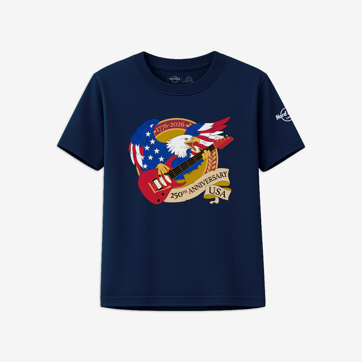 Youth Fit America 250th Anniversary Tee in Navy image number 1