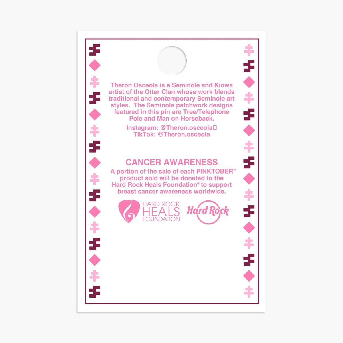 Seminole Pinktober 2026 Ribbon Pin image number 3