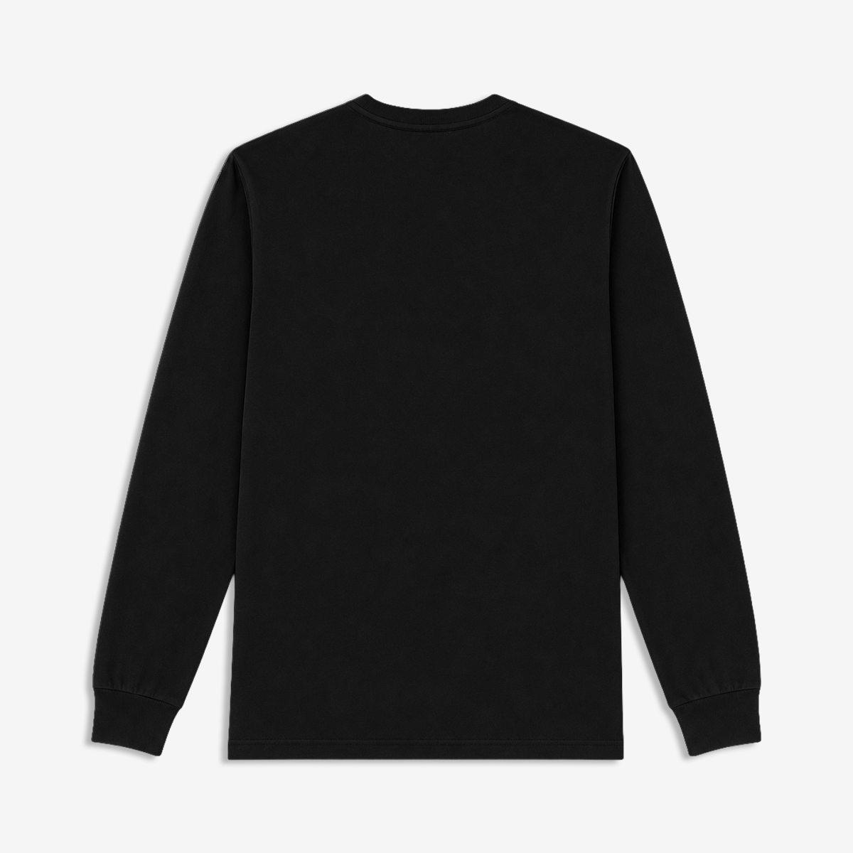 Adult Fit Vinyl Logo Longsleeve in Black image number 2