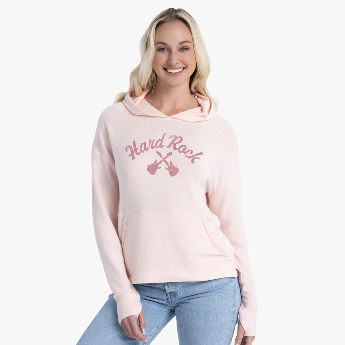 Cross Guitars Wildflower Hoodie in Lotus Heather image number 1